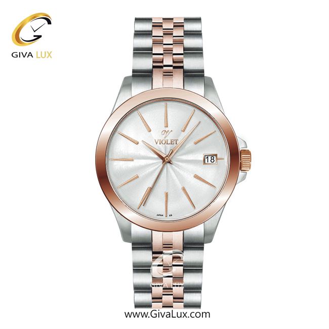 ساعت مچی اورجینال مردانه ویولت VIOLET رزگلد-نقره ای | رزگلد-نقره ای| نقره ای| کد رفرنس 0591/2